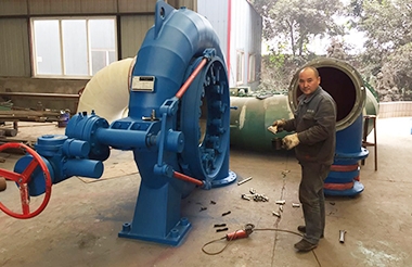 阿尔巴尼亚850kw混流式水轮发电机的生产准备